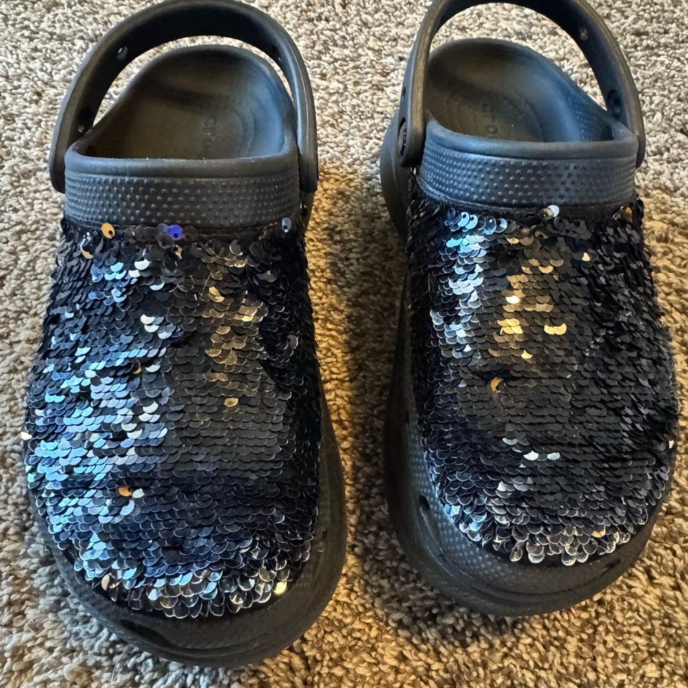 Kids Sequin Clogs - Crocs